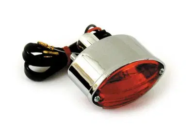 Faro posteriore CatEye 68x41 Micro omologato croma  - Annuncio 9665191