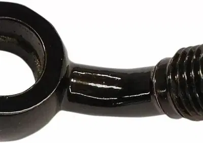 Raccordo nero 3/8"-24 AN-3 piegato 45 gradi diamet  - Annuncio 9411703