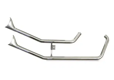 Marmitte Paughco drag pipe Fishtail upsweep cromat - Annuncio 8546929