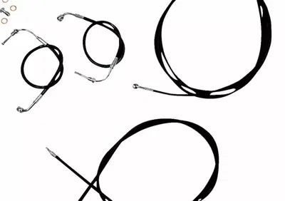 Kit cavi Softail*** 2018 al 2024 per manubrio alto La Choppers - Annuncio 9721012