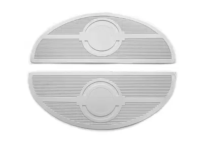 Tappetini bianchi ovali per pedane ovali dal 1940  - Annuncio 9369179