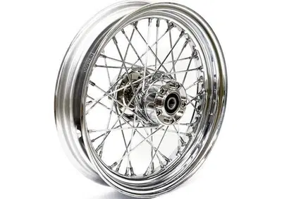 Ruota posteriore 16 x 3,5 - 40 raggi cromata Per S  - Annuncio 8559369