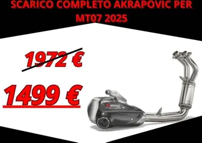 Scarico Akrapovic MT07 my 2025 SUPER SCONTATO - Annuncio 9781010