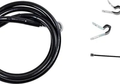 Tubo freno ant nero lungo stock per Softail Night Drag Specialties - Annuncio 9819573