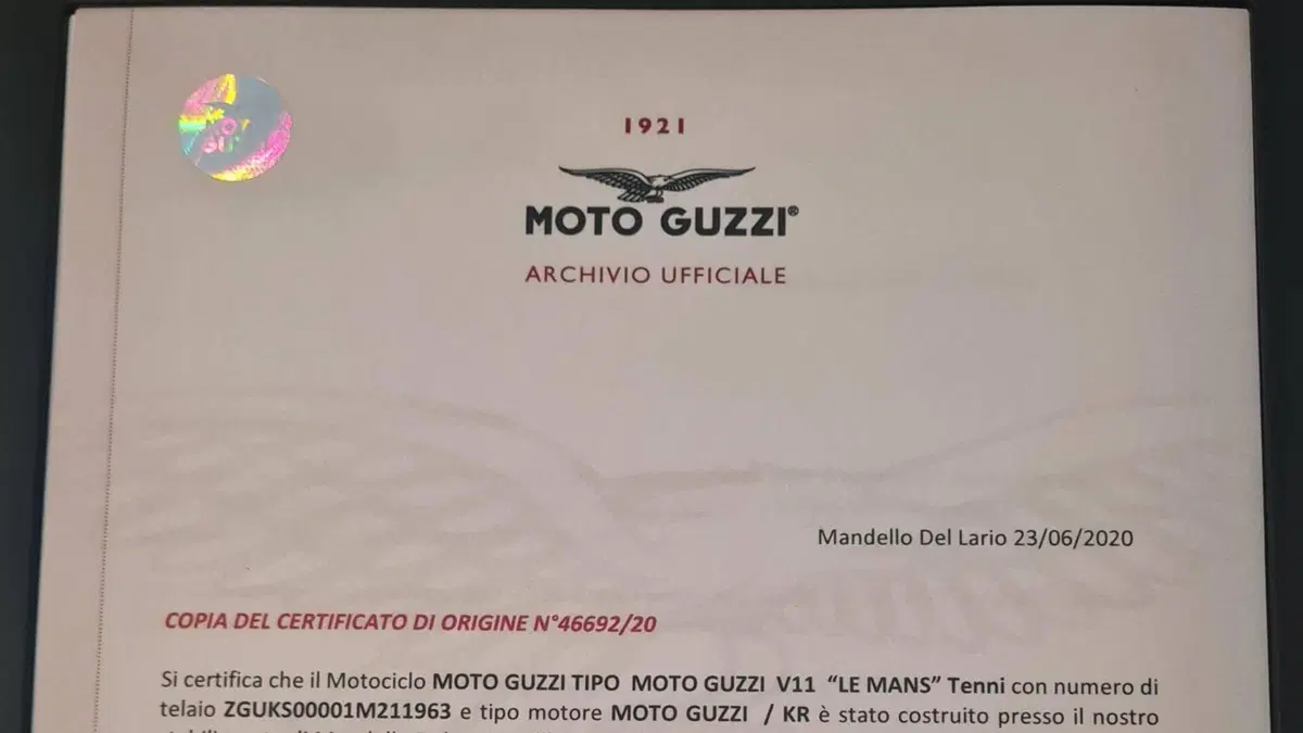 Moto Guzzi V11 Le Mans Tenni (2002 - 03)  (13)