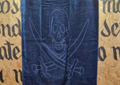 Telo mare in spugna Charro 100% cotone Blu 90x170 - Annuncio 9829932