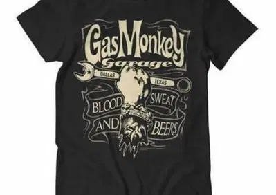 T-SHIRT GAS MONKEY GARAGE WRENCH LABEL Taglia XL C - Annuncio 9831982