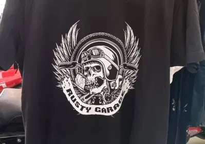 T-Shirt Rusty Garage Skull Donna Colore Nero - Annuncio 9835177