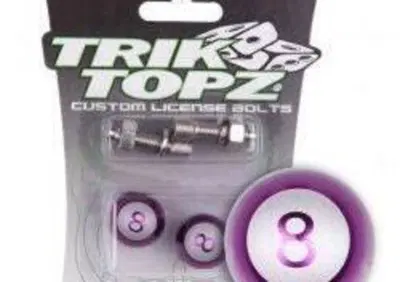 Supporti per targa Palla 8 Viola TRIK TOPZ - Annuncio 9839517