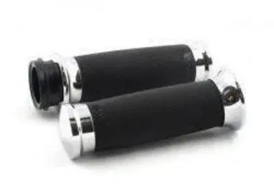 Manopole Avon Custom Contour grips, chrome Avon Grips - Annuncio 9855706