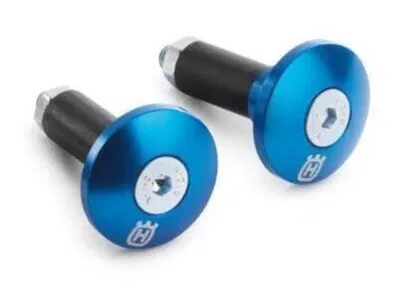 Terminali manubrio Husqvarna anodizzati blu Cod: 2 - Annuncio 9871919