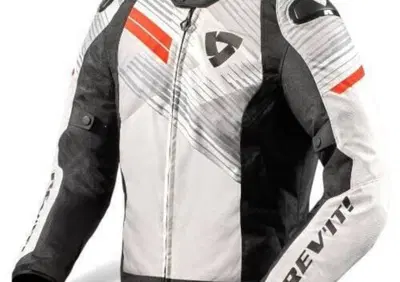 Giubbotto REV'IT mod. Apex TL Bianco/rosso Rev'it! - Annuncio 9894711