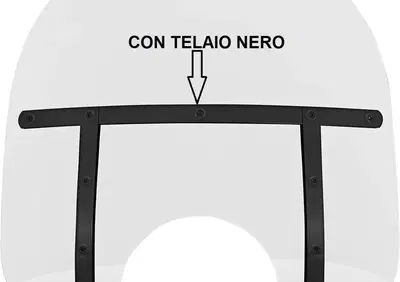 Parabrezza Memphis Fats per Sportster, Dyna e Soft  - Annuncio 9907181