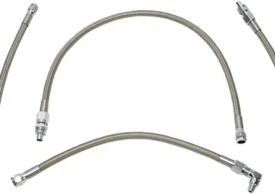 Kit tubi olio in treccia inox per Softail dal 1992 Drag Specialties - Annuncio 9907637