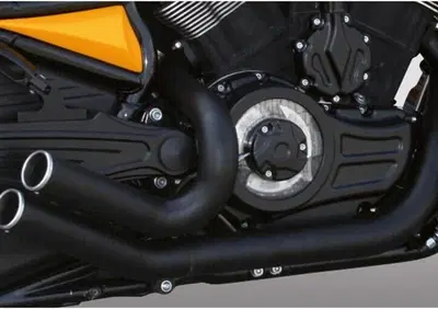 Scarico NLC Dragster drag pipe nero opaco per Vrod  - Annuncio 9128034