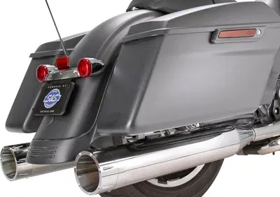 Coppia marmitte S&S Tracer MK45 da 4,5" cromate pe  - Annuncio 9260245