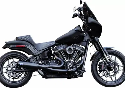 Scarico 2 in 1 S&S Qualifier Race nero per Softail  - Annuncio 9504730