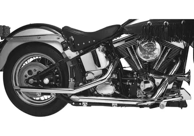 Marmitte Drag Pipe cromate Santee per Softail dal - Annuncio 9809853
