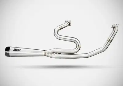 Scarico 2 in 1 Racing lucido Zard per Softail dal - Annuncio 9833800