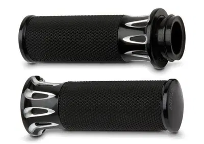 Manopole Arlen Ness Fusion Deep Cut nere per accel - Annuncio 9832790