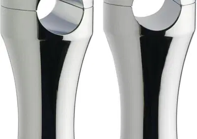 Riser alti 4'' cromati dritti per manubri da 1'' C  - Annuncio 8547837