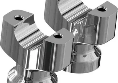 Riser Thunderbike Flat alti 2,5’’, dritti, cromati - Annuncio 8827051