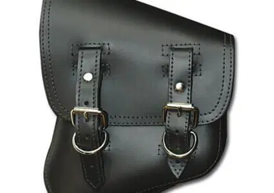 Borsa laterale nera per Softail La Rosa Design - Annuncio 8547941