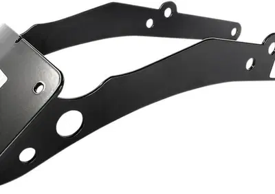 Portatarga centrale curvo nero per Softail Slim e  - Annuncio 9059889