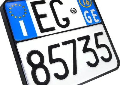 Portatarga Heinz SLIP-INN universale nero con luce  - Annuncio 9168021