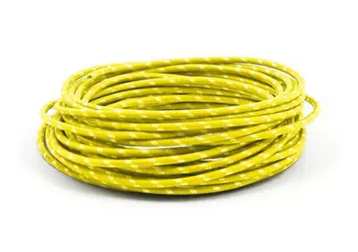 Cavo elettrico in tessuto giallo-nero Matassa da 7  - Annuncio 8550025