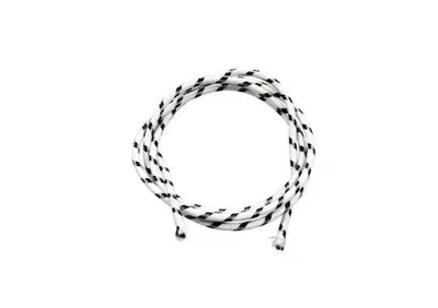 Cavo elettrico in tessuto bianco-nero Matassa da 7  - Annuncio 8550026