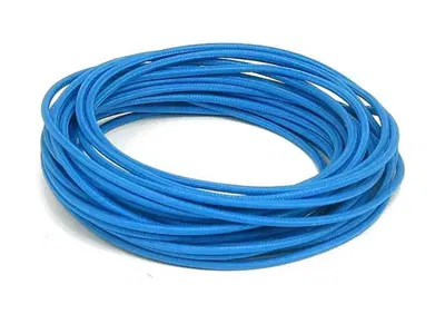 Cavo elettrico in tessuto blu Matassa da 7,5 metri  - Annuncio 8550035