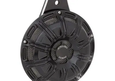 Clacson Arlen Ness 10 Gauge nero per Dyna, Softail - Annuncio 9453528