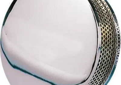 Filtro aria tondo 5 1/2" cromato per Keihin, Bendi  - Annuncio 8556241