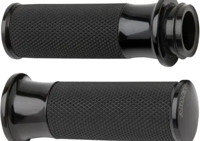 Manopole Arlen Ness Fusion Billet Smooth nere per - Annuncio 9215962