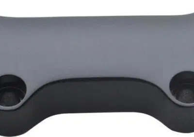 Piastrina riser liscia nera lucida Custom Chrome  - Annuncio 8547933