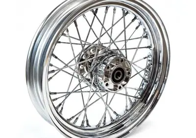 Ruota anteriore a 40 raggi cromata 16x3 Per Softai  - Annuncio 9210858