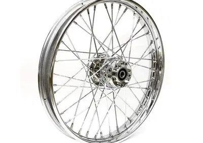 Ruota anteriore a 40 raggi cromata 21x2,15 per Sof  - Annuncio 9210859