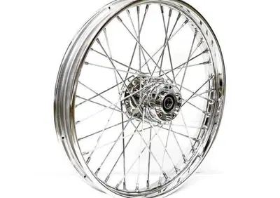 Ruota anteriore a 40 raggi cromata 21x2,15 per Sof  - Annuncio 9210861