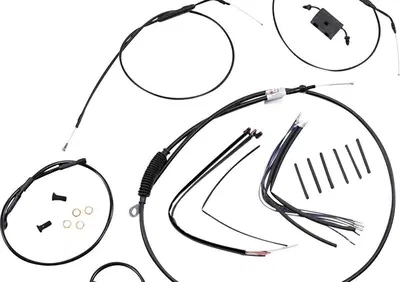 Kit cavi Dyna per manubrio alto 12'' (30cm) neri c  - Annuncio 8552664