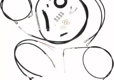 Kit cavi per manubrio alto 12'' (30 cm) neri per S La Choppers - Annuncio 9623431