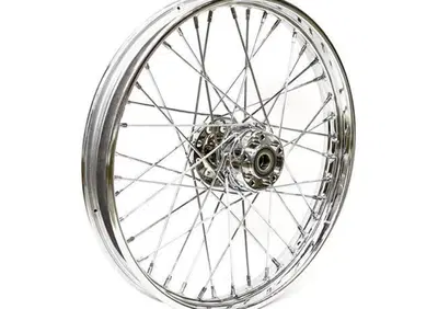 Ruota anteriore a 40 raggi cromata 21x2,15 per Sof  - Annuncio 9210862