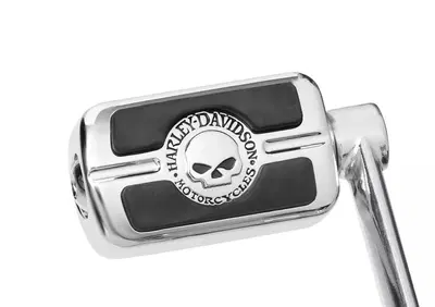 Pedalino cambio Harley Davidson Skull cromato con  - Annuncio 9937328