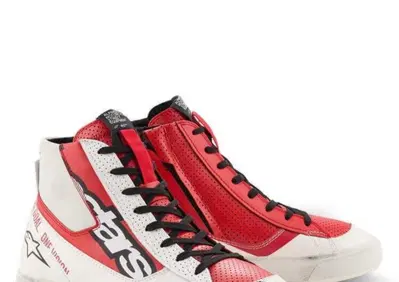 Scarpe Moto Alpinestars Stated Flair Bianco Rosso - Annuncio 9947492