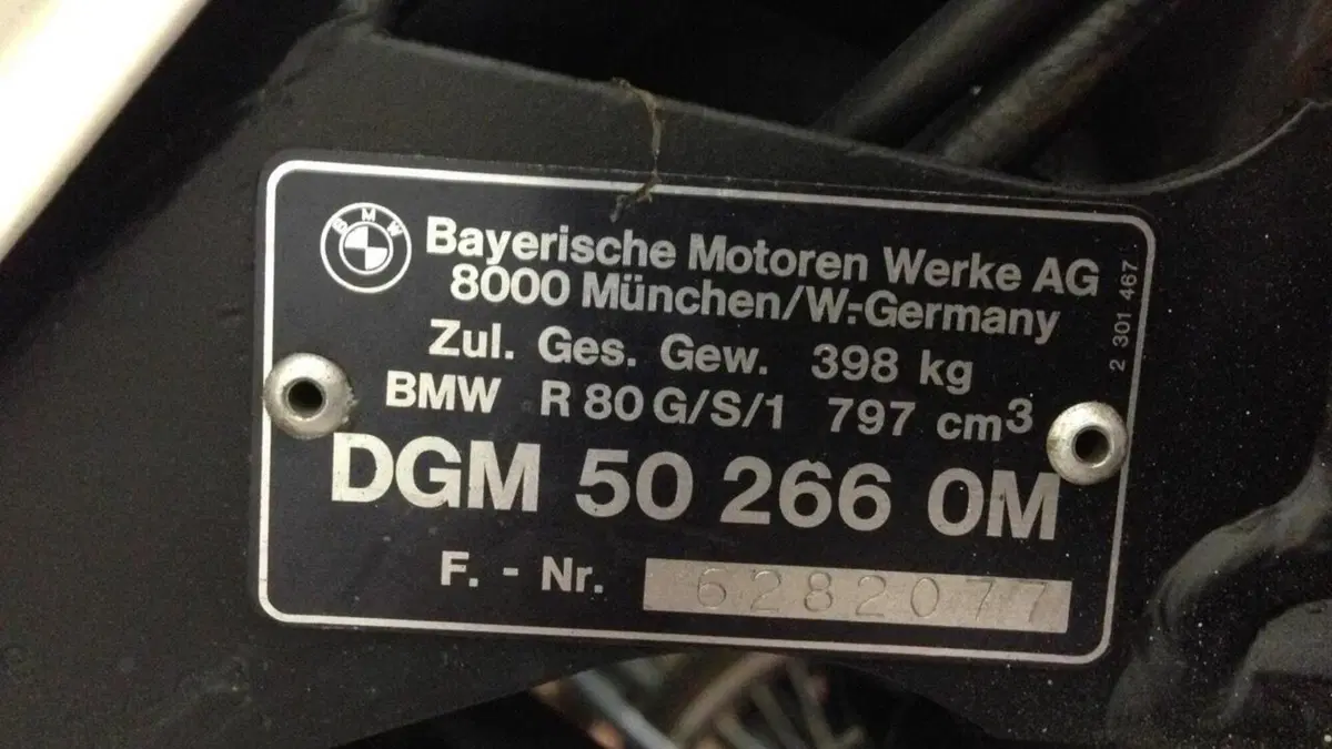 Bmw R 80 G/S (1980 - 87)  (5)