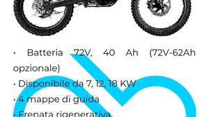 Altre moto o tipologie Elettrico 