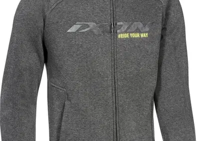 Felpa moto Ixon PALERMO antracite nero giallo - Annuncio 9853509