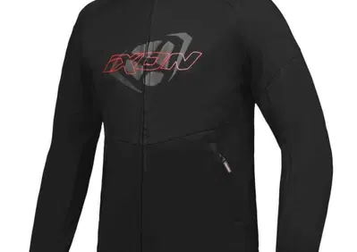 Felpa moto estiva Ixon TOUCHDOWN Nero Rosso - Annuncio 9468651