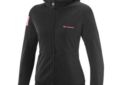 Felpa moto donna Ixon Touchdown Air Lady Nero Rosa - Annuncio 9690474