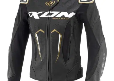 Giacca Moto Pelle Donna Ixon Vortex 3 Nero Bianco - Annuncio 9950848